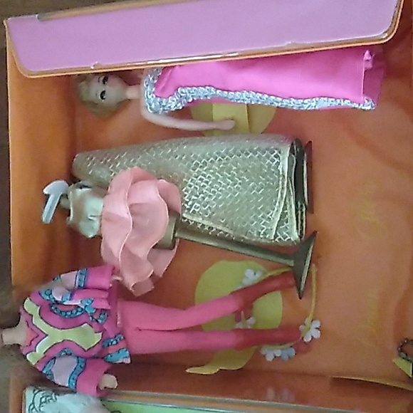 Vintage FLATSY 1969 Doll Rare LINEN DRESS - Picture 12 of 16